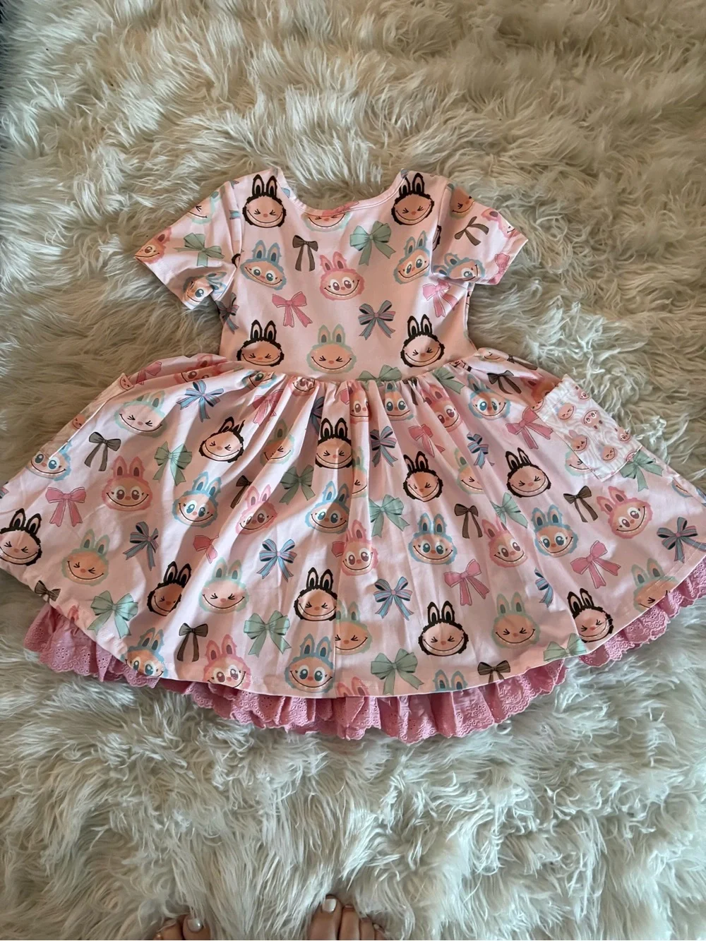 Labubu dress Smocked Sweets